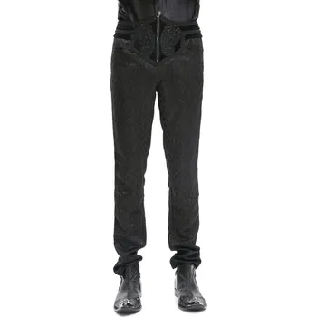 Pánské kalhoty kalhoty pánské DEVIL FASHION - Black Gothic Retro - XXL