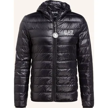 ea7 Emporio Armani Pánská Lehká Péřová Bunda, černá, 54