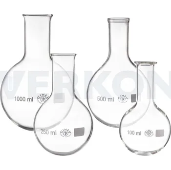 Baňka s kulatým dnem, úzkohrdlá, SIMAX, Objem [ml]: 500