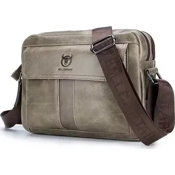 Bullcaptain pánská kožená vintage taška Ursan Šedá 7L BULLCAPTAIN DJB035s4