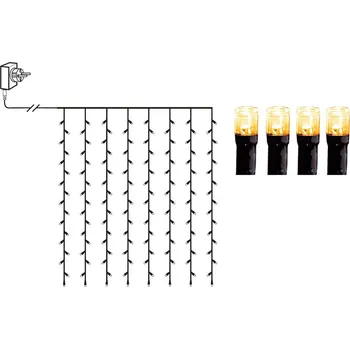 Venkovní světelný LED řetěz Star Trading Curtain, délka 1,3 m ID_1375243