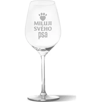 Víno Sablio Sklenička na víno Miluji svého psa: 49 cl