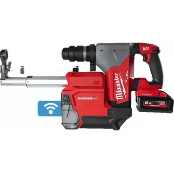 Pneumatické kladivo Aku výkonné kladivo 32 mm SDS-Plus s odsáváním prachu Milwaukee M18 ONEFHPXDEL-552C (5,5 Ah) (MI4933478498)