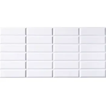 Obklad White Seam - 3D PVC obklad (980 x 480 mm - 0,47 m2)