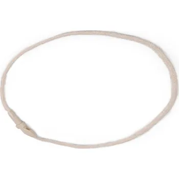 Náramek Šňůrka na visačku bavlněná s pojistkou, velké, 2 béžová světlá