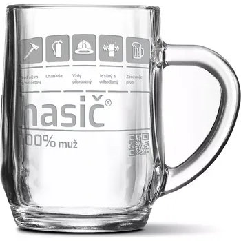 Sklenice Sablio Půllitr Hasič: 0,5