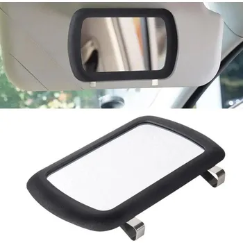 Zrcátko na sluneční clonu do auta 16,7 x 11 cm Obdélníkové přídavné vnitřní zpětné zrcadlo s kovovými háčky pro snadnou instalaci