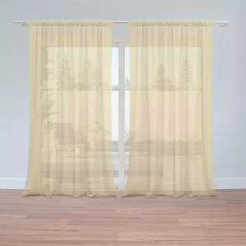 Záclona Sablio Záclony Žlutá vegas: 2ks 150x250cm
