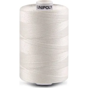 Nit Polyesterové nitě Unipoly návin 1000 m, malé, 010 krémová světlá
