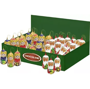 Čokoláda Chocoland Dutá figurka mikuláš a anděl 70x 12,5 g