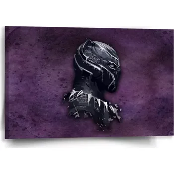 Obraz Sablio Obraz BLACK PANTHER z profilu Fialový mlhavý - 60x40 cm