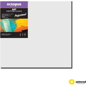 Textilie Malířské plátno OCTOPUS Professional - 40 x 40 cm - 350 g/m2