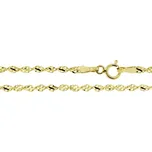 Luxur, Stylový řetízek Milo, typ twist ve žlutém zlatě, délka 45 cm, 585-36-4-0018.0Z00.0.45.000.31