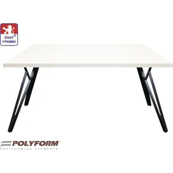 Stolový set Standard 150 x 80 x 75 cm, tloušťka 38 mm, bílý