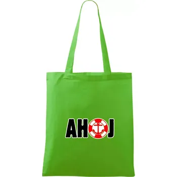 Pozdrav vodáka ahoj - Taška bavlněná - 42 x 38 cm ( Apple Green )