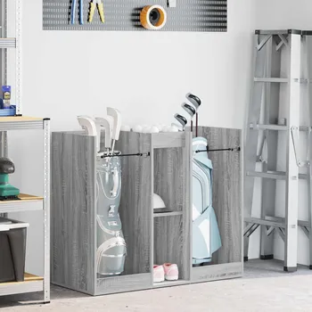 Příborník do zásuvky vidaXL Golfová skříň Jednobarevný Šedá Sonoma 102 x 45 x 85,5 cm