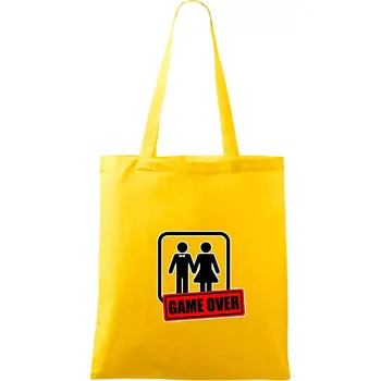 Bachelor Party - Game over (hetero) - Taška bavlněná - 42 x 38 cm ( Žlutá )