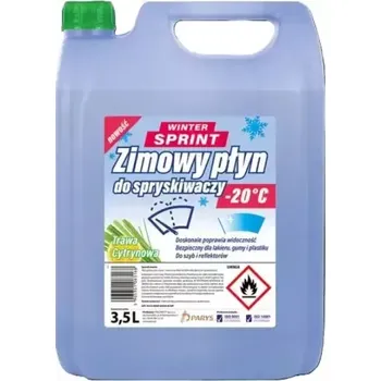 Směs do ostřikovače ATAS WINTER SPRINT - Zimní kapalina do ostřikovačů -20 Citrusová tráva 3,5L