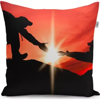 Polštář Sablio Polštář Horolezci - 40x40 cm