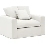 Bílé lněné křeslo Nora – Kave Home ID_1655932