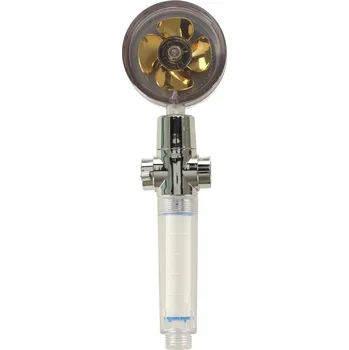 Sprchová hlavice Ruční sprcha s turbínovým ventilátorem zlatá