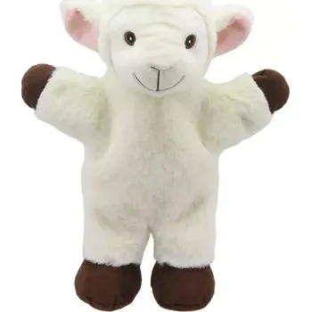 maňásek Maňásek na ruku - "chodící" maňásek - Ovečka (eco friendly maňásek 32 cm)