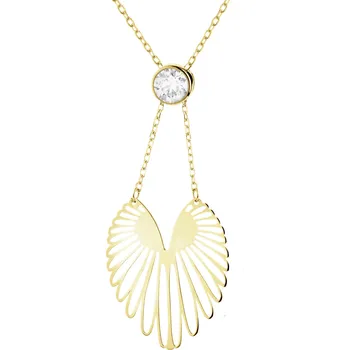 Náhrdelník Zlatý náhrdelník se zirkonem - křídla - AP543-9902
