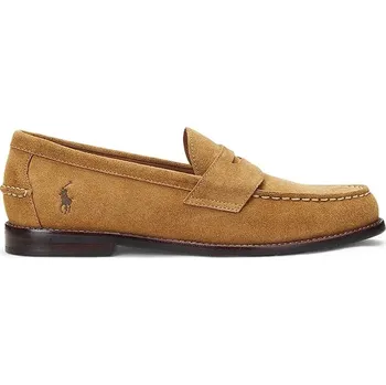 Dámské mokasíny Semišové mokasíny Polo Ralph Lauren Alston Penny, 45, béžová, 80X