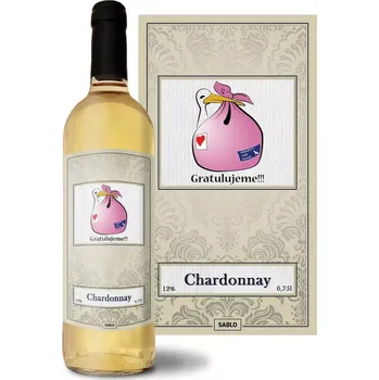 Víno Sablio Bílé víno Gratulujeme!!!: 0,75 l