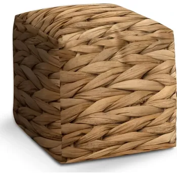 Taburet Sablio Taburet Cube Banánové listí 2: 40x40x40 cm