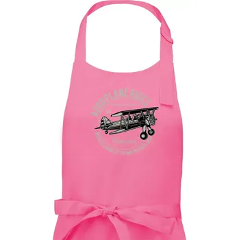 Kuchyňská zástěra Aeroplane rides - Pánská zástěra na vaření - Univerzální velikost ( Růžová )