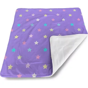 deka Sablio Deka pro miminko Hvězdy na fialové - 90x120 cm