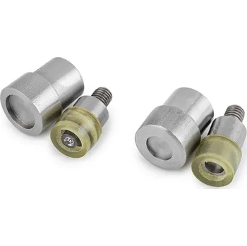 Piston na kovové druky oboustranné Ø15 mm, barva nikl