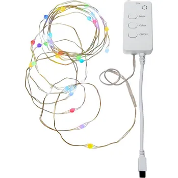 Dekorativní svítidlo Světelný řetěz počet žárovek 30 ks na USB délka 300 cm Smart Strip – Star Trading ID_1791382