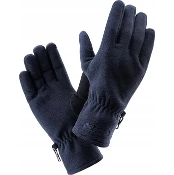 Rukavice HI-TEC SALMO Pánské fleecové rukavice pětiprsté Námořnická Modrá Velikost L/XL