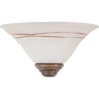 Nástěnné svítidlo Nástěnné vzorované osvětlení ALTEA - 1xE27, 60W, patina / bílé