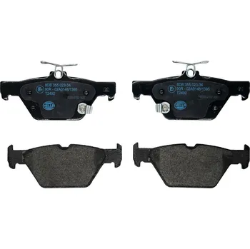 Brzdová destička Sada brzdových destiček, kotoučová brzda HELLA 8DB 355 023-341