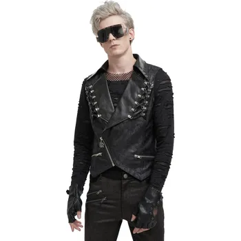 Pánská vesta vesta pánská DEVIL FASHION - Biker Metal Punk - L