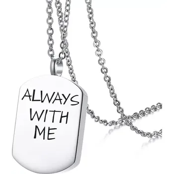 Přívěsek Šroubovací ocelový přívěsek My Secret Tag Always With Me - Model BEZ ŘETÍZKU (pouze přívěsek)