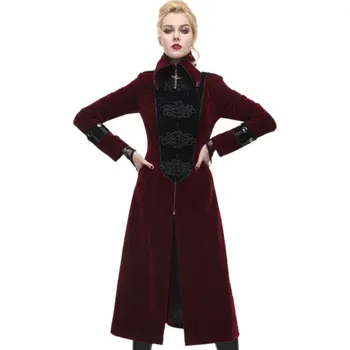 Dámský kabát kabát dámský DEVIL FASHION - CT06102 - S