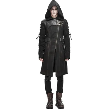 Pánský zimní kabát kabát pánský DEVIL FASHION - Steampunk - XXL