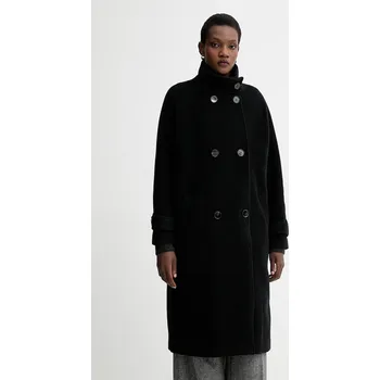 Dámský kabát Kabát s příměsí vlny Sessun 25112002 černá 99X, vel. M