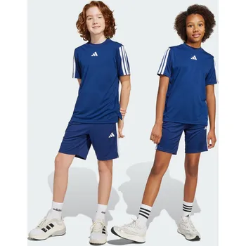 ADIDAS Dětské kraťasy Train Essentials 3-Stripes 9 LET BÍLÁ|MODRÁ