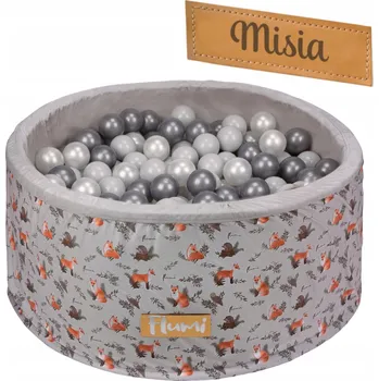 Suchý bazén Suchý bazén s míčky, 200 ks (Vyrobeno v POLSKÝ)