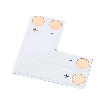 Příslušenství pro LED osvětlení Spojka rohová, pájecí, pro LED pásky 10mm, PCB (FK-SPOJPCB-10MM-2P-PAJ)