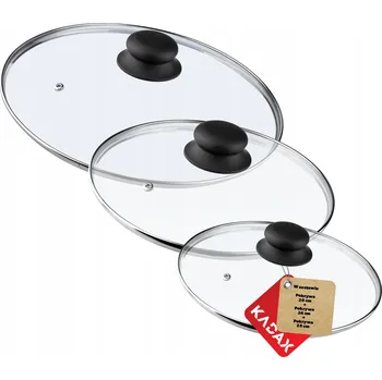 Pánev SKLENĚNÁ POKLICE NA PÁNEV HRNEC 20 + 24 + 28 cm