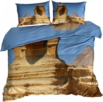 Povlečení 3D Bavlna saténové Povlečení 160x200 cm SPHINX