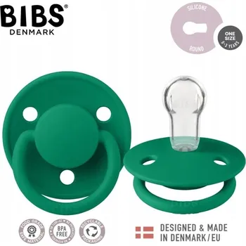 Dudlík Bibs dynamický, kulatý silikonový 0+