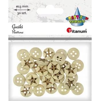 Knoflík Titanum Knoflíky 13mm 30 ks 2 vzory