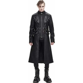Pánský zimní kabát kabát pánský DEVIL FASHION - Fester - Gothic - M